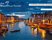 Tablet Screenshot of lastmomentvacations.com